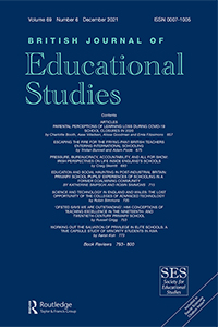 British Journal Of Educational Studies