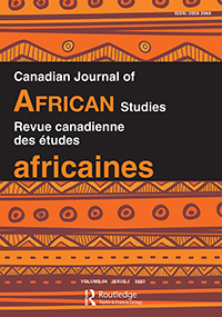 Canadian Journal Of African Studies