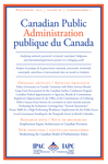 Canadian Public Administration-administration Publique Du Canada