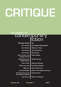 Critique-studies In Contemporary Fiction