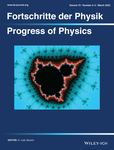 Fortschritte Der Physik-progress Of Physics