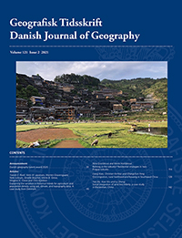 Geografisk Tidsskrift-danish Journal Of Geography