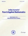 Indian Journal Of Pure & Applied Mathematics