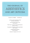 Journal Of Aesthetics And Art Criticism