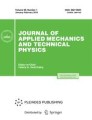 Journal Of Applied Mechanics And Technical Physics