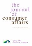 Journal Of Consumer Affairs