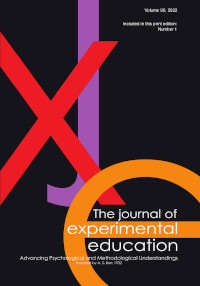 Journal Of Experimental Education