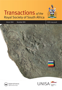 Transactions Of The Royal Society Of South Africa