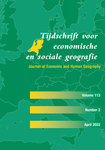 Tijdschrift Voor Economische En Sociale Geografie