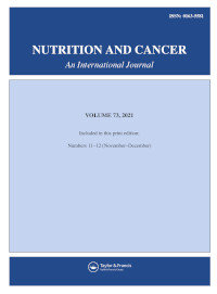 Nutrition And Cancer-an International Journal