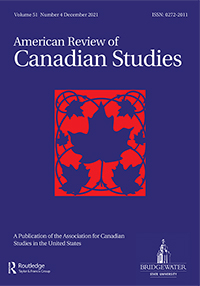 American Review Of Canadian Studies