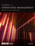 Journal Of Operations Management