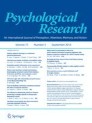 Psychological Research-psychologische Forschung