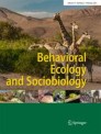 Behavioral Ecology And Sociobiology