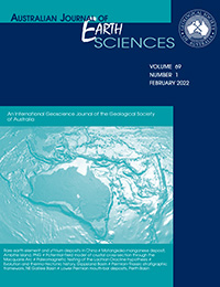 Australian Journal Of Earth Sciences