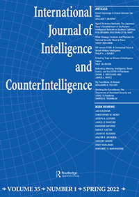 International Journal Of Intelligence And Counterintelligence