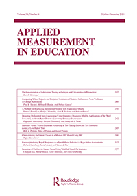 Applied Measurement In Education