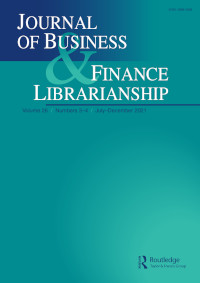 Journal Of Business & Finance Librarianship