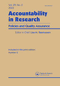 Accountability In Research-policies And Quality Assurance