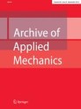 Archive Of Applied Mechanics