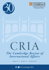 Cambridge Review Of International Affairs