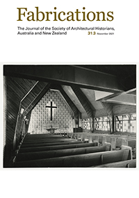 Fabrications-the Journal Of The Society Of Architectural Historians Australia And New Zealand