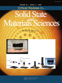 Critical Reviews In Solid State And Materials Sciences