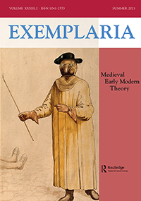 Exemplaria-medieval Early Modern Theory