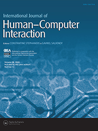 International Journal Of Human-computer Interaction