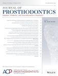 Journal Of Prosthodontics-implant Esthetic And Reconstructive Dentistry