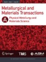 Metallurgical And Materials Transactions A-physical Metallurgy And Materials Science