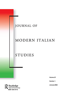 Journal Of Modern Italian Studies
