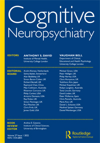 Cognitive Neuropsychiatry