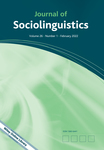 Journal Of Sociolinguistics