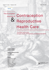 European Journal Of Contraception And Reproductive Health Care