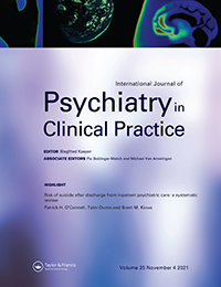 International Journal Of Psychiatry In Clinical Practice