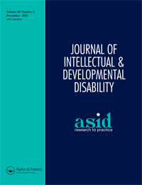 Journal Of Intellectual & Developmental Disability