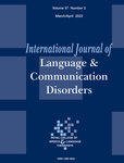 International Journal Of Language & Communication Disorders