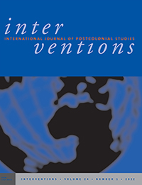 Interventions-international Journal Of Postcolonial Studies