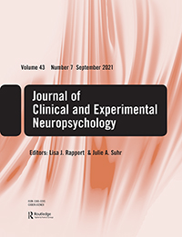 Journal Of Clinical And Experimental Neuropsychology