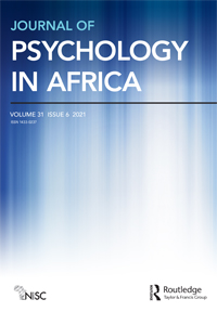 Journal Of Psychology In Africa