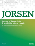 Journal Of Research In Special Educational Needs