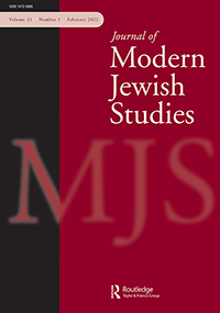 Journal Of Modern Jewish Studies