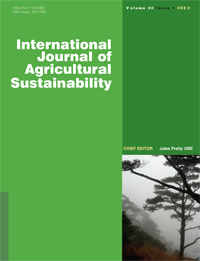 International Journal Of Agricultural Sustainability