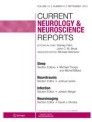 Current Neurology And Neuroscience Reports