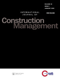 International Journal Of Construction Management