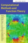 Computational Methods And Function Theory