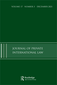 Journal Of Private International Law