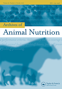 Archives Of Animal Nutrition