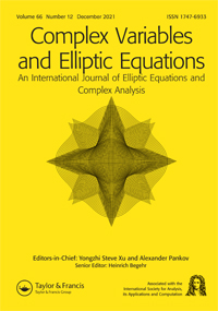 Complex Variables And Elliptic Equations